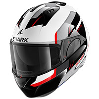 Casco Modulare Shark Evo Es Kryd Bianco Rosso