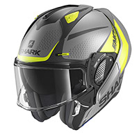 Casque Modulable Shark Evo Gt Encke Mat Jaune