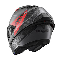 Casque Modulable Shark Evo GT Encke Mat rouge - 4