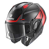 Casque Modulable Shark Evo GT Encke Mat rouge
