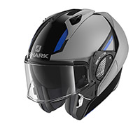 Casco Modulare Shark Evo Gt Sean Argento Blu
