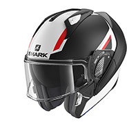 Casco Modular Shark Evo GT Sean negro rojo