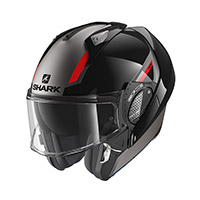 Casco Modulare Shark Evo Gt Sean Mat Nero Rosso