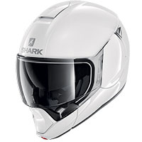 Shark Evo Jet Blank Modular Helmet White