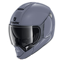 Shark Evo Jet Blank Modular Helmet Grey