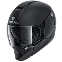 Shark Evo Jet Blank Mat Modular Helmet Matt Black