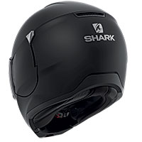 Shark Evo Jet Blank Mat Modular Helmet Matt Black - 3
