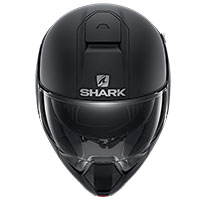 Shark Evo Jet Blank Mat Modular Helmet Matt Black - 4