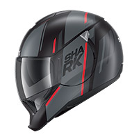 Shark Evo Jet Vyda Mat Modular Helmet Red - 3