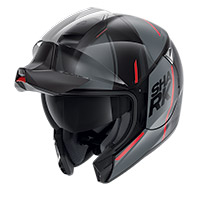 Casco Modulare Shark Evo Jet Vyda Mat Rosso