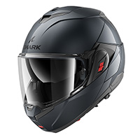 Shark Oxo Blank Modular Helmet Gun Metal