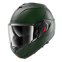 Shark Oxo Blank Mat Modular Helmet Green