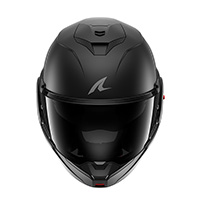 Modularer Helm Shark Oxo Dark Shadow Mat schwarz - 4