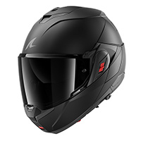 Shark Oxo Dark Shadow Mat Modular Helmet Black