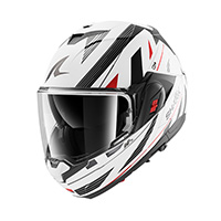 Shark Oxo Dashed Mat Modular Helmet White - img 2