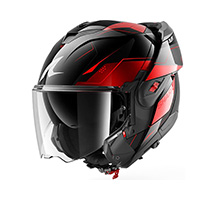 Shark Oxo Mekarium Modular Helmet Red