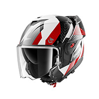 Shark Oxo Ready Modular Helmet White Red