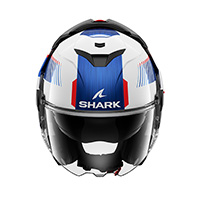 Shark Oxo Sikter Modularhelm weiss blau - 4