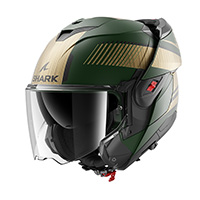 Shark Oxo Sikter Mat Modular Helmet Green