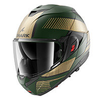 Shark Oxo Sikter Mat Modular Helmet Green