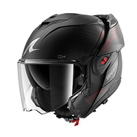 Casco Modular Shark Oxo Sp Lyne Mat Negro