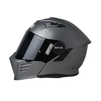 Simpson Darksome 2206 Modularhelm Glanz gun metal - 3