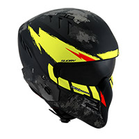 Casco Suomy Armor Hi Volt negro mate amarillo