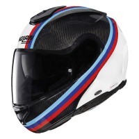 Casque Nolan X-1005 Ultra Carbon Gemini bleu rouge