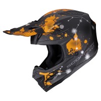 Scorpion SMX-10 Vibe Helm schwarz orange matt