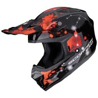 Scorpion SMX-10 Vibe Helm schwarz rot