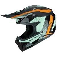 Scorpion SMX-10 Speed Helm orange grün
