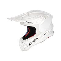 Casco Acerbis Airstrike Fim Racing 2 bianco