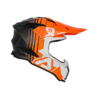 Acerbis Airstrike-c Helmet Orange White - 2