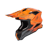 Acerbis Airstrike-Xヘルメット オレンジ グレー