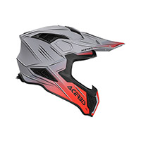 Acerbis Airstrike-X ヘルメット グレー レッド - img 2