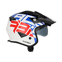 Acerbis Jet Aria 2206 Graphic Helmet Blue Red