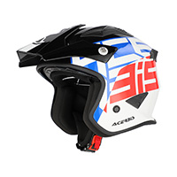 Acerbis Jet Aria 2206 Graphic Helmet Blue Red