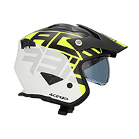 Acerbis Jet Aria 2206 Graphic Helmet Black Yellow