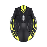 Acerbis Jet Aria 2206 Graphic Helmet Black Yellow - 3