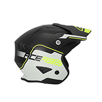 Acerbis Jet Aria 2206 ヘルメット ブラック イエロー フルオ - 2