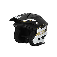 Acerbis Jet Aria 2206 Helmet White Black Gold