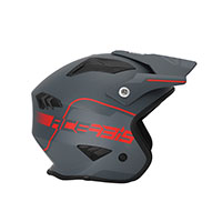 Acerbis Jet Aria 2206 Helmet Grey Red