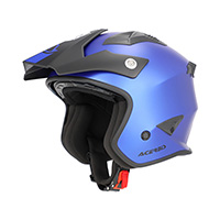 Acerbis Jet Aria 2206 Metallic Helmet Blue