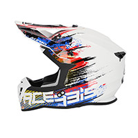 Acerbis Linear 2206 Helm weiß blau rot - 3