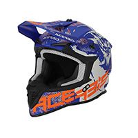 Casco Acerbis Linear 2206 gris azul