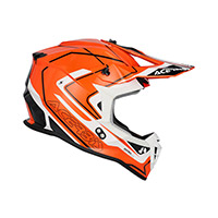 Acerbis Linear 2206 Helm orange weiß - 2