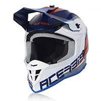 Casco Acerbis Linear Blu Bianco