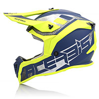 Casque Acerbis Linear jaune bleu - 2