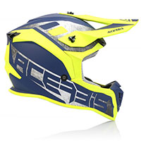 Casco Acerbis Linear amarillo azul - 3