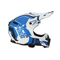 Casque Acerbis Profile 5 blanc bleu - 2